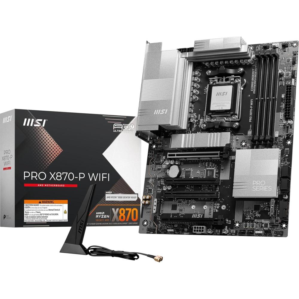 imageMSI MAG X870 Tomahawk WiFi Gaming Motherboard AMD Ryzen 900080007000 Series Processors AM5 DDR5 PCIe 50 M2 Gen5 SATA 6Gbs USB 40Gbps HDMIDP WiFi 7 Bluetooth 54 5Gbps LAN ATXPRO X870P WIFI