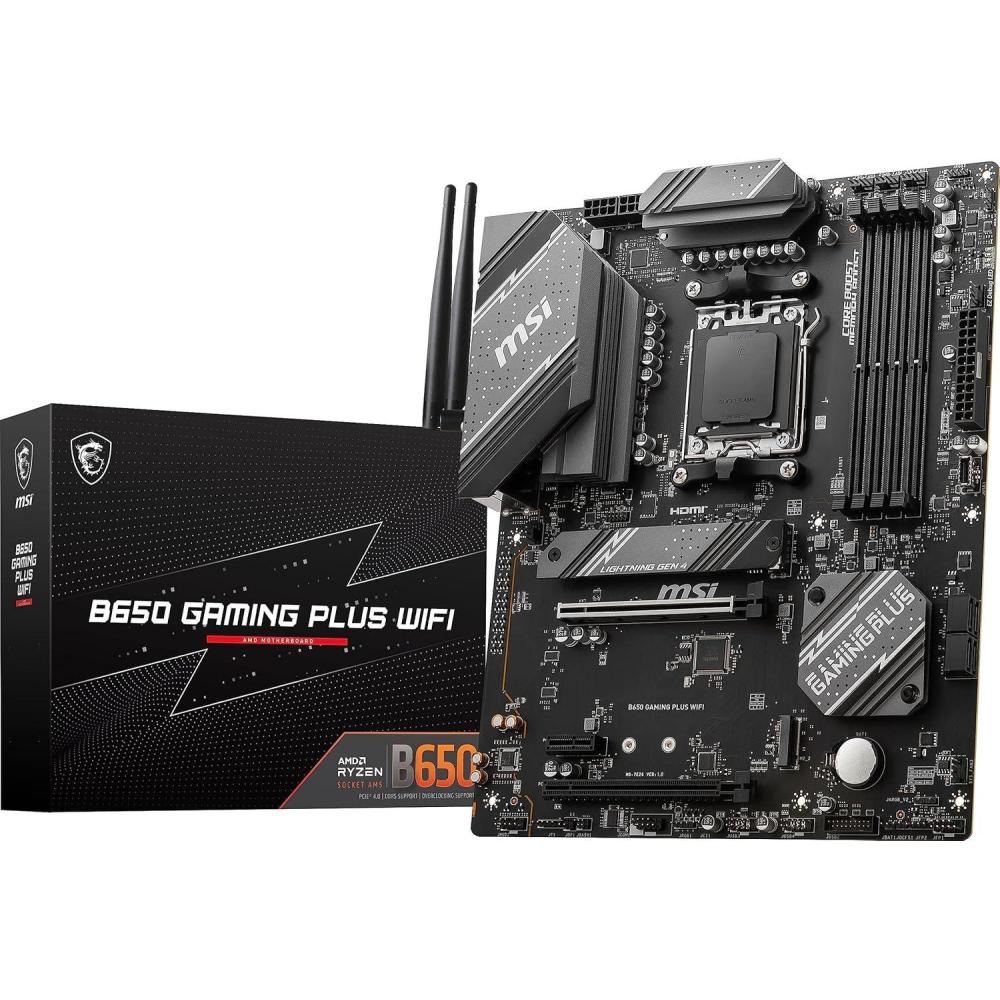 imageMSI MPG B650I Edge WiFi Gaming Motherboard AMD Ryzen 900080007000 Series Processors AM5 DDR5 PCIe 40 M2 SATA 6Gbs USB 32 Gen 2 HDMI WiFi 6E Bluetooth 53 25Gbps LAN MiniITXATX
