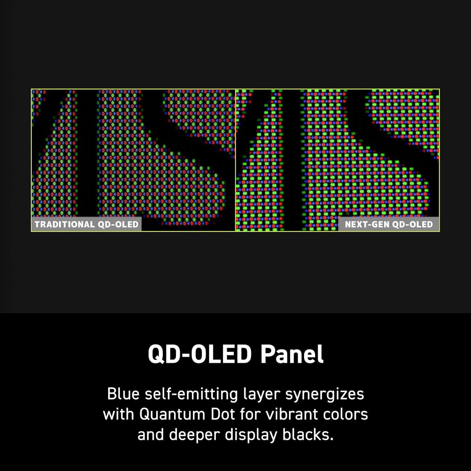 imagemsi MAG 271QP QDOLED X24 27inch 2560 x 1440 QHD Gaming Monitor 240Hz AdaptiveSync HDMI DisplayPort VESA Mountable Tilt Height Adjustable Speaker 003ms Black