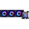 imageMSI MAG CORELIQUID C360 V2  AIO ARGB CPU Liquid Cooler  397mm Radiator  LGA 1700 Ready  Triple 120mm ARGB PWM Fans Black