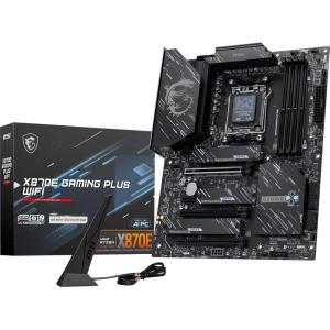 MSI MAG X870 Tomahawk WiFi Gaming Motherboard (AMD Ryzen 9000/8000/7000 Series Processors, AM5, DDR5, PCIe 5.0, M.2 Gen5, SATA 6Gb/s, USB 40Gbps, HDMI/DP, Wi-Fi 7, Bluetooth 5.4, 5Gbps LAN, ATX)(X870E GAMING PLUS WIFI)
