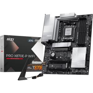 MSI MAG X870 Tomahawk WiFi Gaming Motherboard (AMD Ryzen 9000/8000/7000 Series Processors, AM5, DDR5, PCIe 5.0, M.2 Gen5, SATA 6Gb/s, USB 40Gbps, HDMI/DP, Wi-Fi 7, Bluetooth 5.4, 5Gbps LAN, ATX)(PRO X870E-P WIFI)