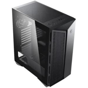 MSI MPG GUNGNIR 110R – Premium Mid-Tower Gaming PC Case – Tempered Glass Side Panel – 4 x ARGB 120mm Fans – Liquid Cooling Support up to 360mm Radiator – Two-Tone Design(MPG GUNGNIR 111M)