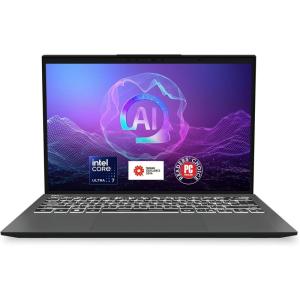 MSI Prestige 13 AI+ Evo (2024) 13.3” 2.8K OLED Business Laptop: Intel Core Ultra 7-258V, Arc Graphics, 32GB LPDDR5x, 2TB NVMe SSD, Thunderbolt 4, WiFi 7, Win 11 Home: Stellar Gray A2VMG-019US(Ultra 7-258V)