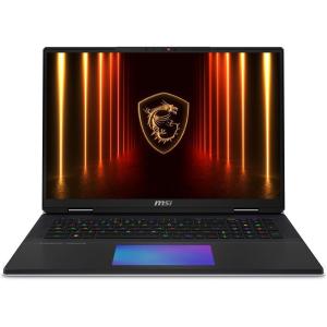 MSI Titan 18 HX AI 18″ 120Hz MiniLED UHD+ Gaming Laptop: Intel Ultra 9-285HX, NVIDIA Geforce RTX 5080, 96GB DDR5, 4TB NVMe SSD, Thunderbolt 5, Wi-Fi 7, Win 11 Pro: Black A2XWIG-054US(Ultra9 285HX)
