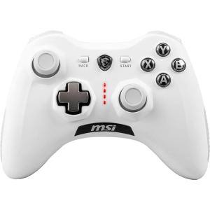 msi Force GC30V2 White Wireless Gaming Controller, Dual Vibration Motors, Dual Connection Modes, Interchangable D-Pads, Compatible with PC & Android(White)