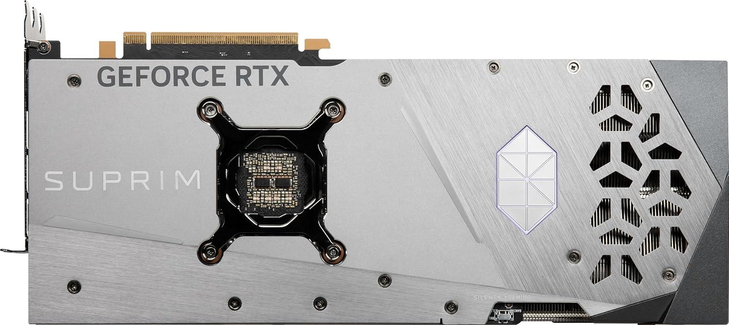 imageMSI Gaming RTX 4080 Super 16G SUPRIM X Graphics Card NVIDIA RTX 4080 Super 256Bit Extreme Clock 2655 MHz 16GB GDRR6X 23 Gbps HDMIDP Ada Lovelace Architecture