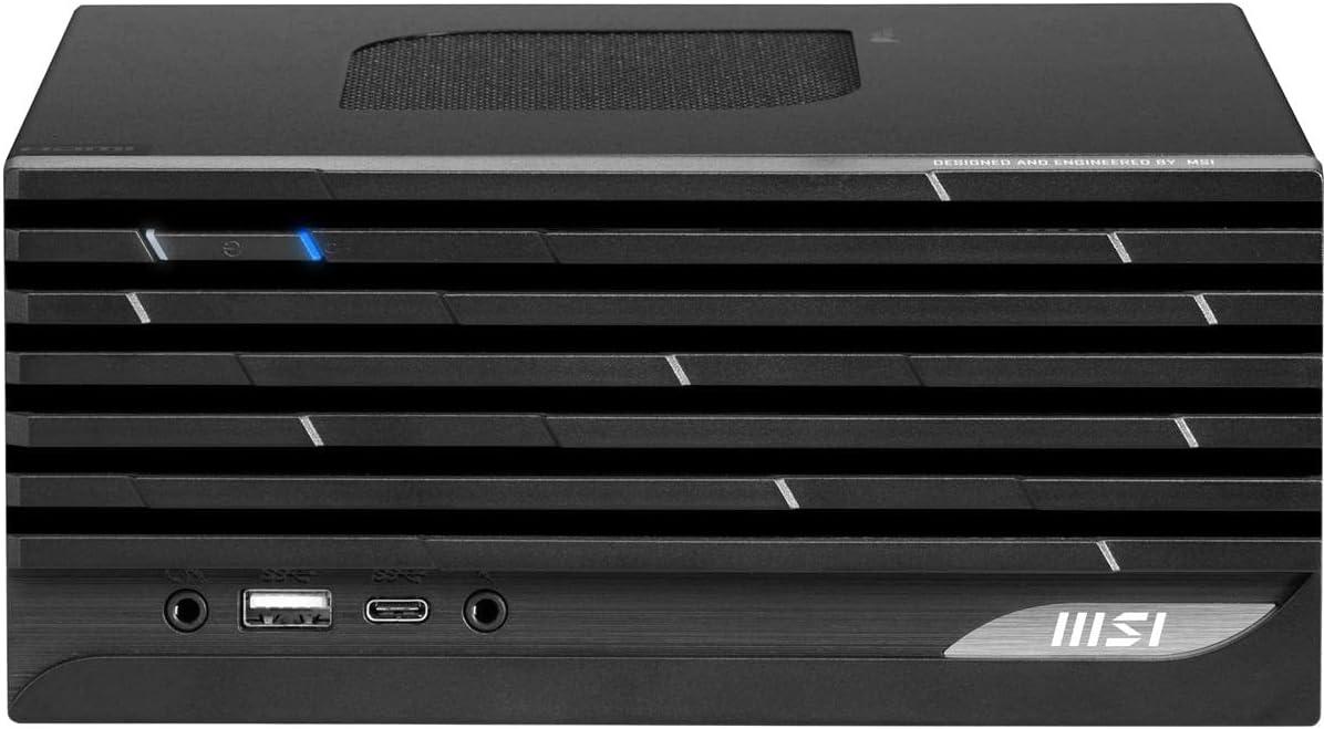 imageMSI PRO DP20ZA MFF Desktop AMD Ryzen R55600G Radeon Vega 7 8GB Memory DualCHL 250GB SSD WiFi 5 USB TypeC Windows 11 Home 5M060US