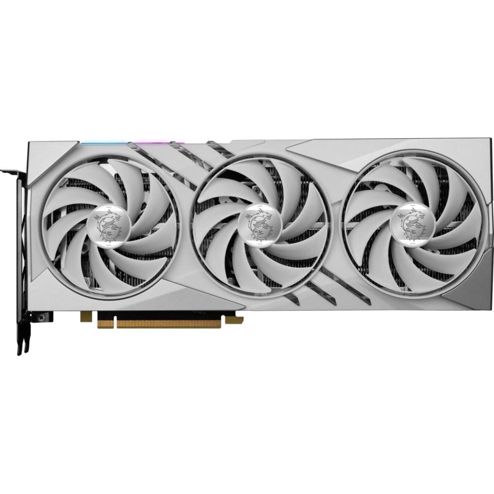 imageMSI Gaming GeForce RTX 4060 Ti 16GB GDRR6 Extreme Clock 2685 MHz 128Bit HDMIDP Nvlink TORX Fan 40 Ada Lovelace Architecture Graphics Card RTX 4060 Ti Gaming X Slim White 16G