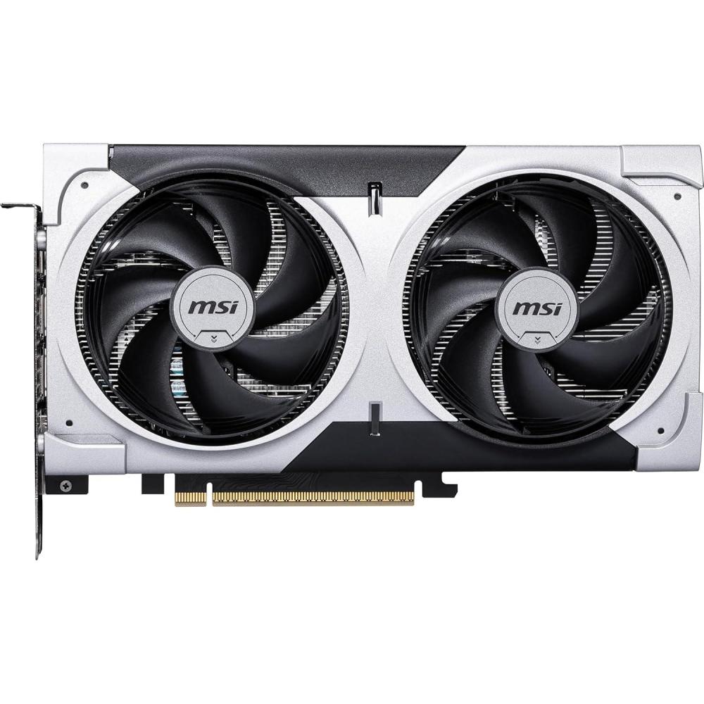 imageMSI GeForce RTX 5060 Ti 8G Ventus 2X OC Plus Graphics Card  RTX 5060 Ti GPU 8GB GDDR7 28Gbps128bit PCIe 50  DualFan Thermal Design 2 x STORMFORCE Fan  HDMI 21b DisplayPort 21b