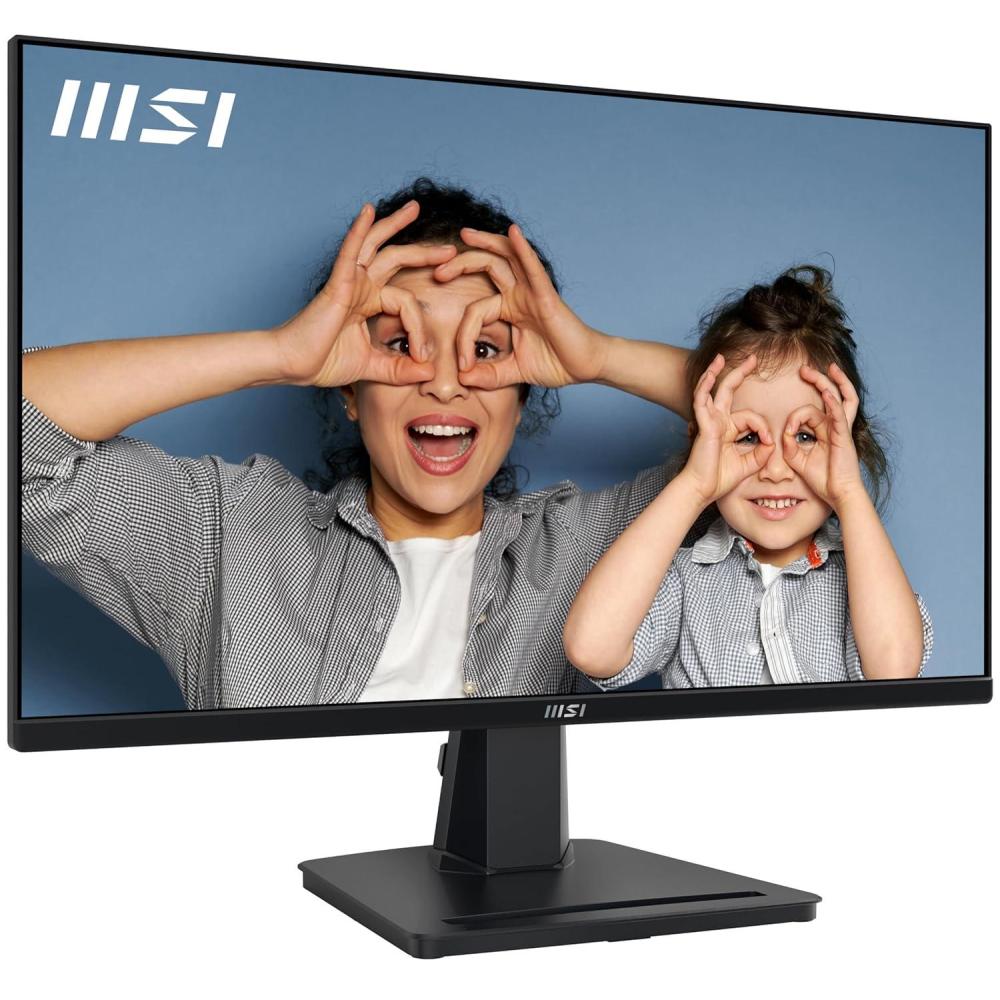 imageMSI PRO MP243L E14 24inch IPS 1920 x 1080 FHD Gaming Office Monitor 144Hz AdaptiveSynch HDR Ready HDMI VGA PortVESA Mountable Tilt 4Side Slim Bezel1ms BlackPRO MP251