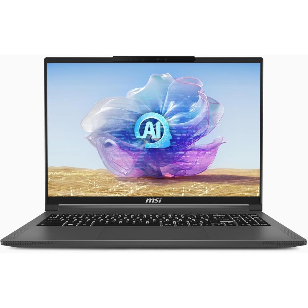 imagemsi Creator 16 AI Studio Laptop Intel Ultra 9185H 16quot UHD MiniLED Display NVIDIA RTX 4080 64GB DDR5 1TB NVMe SSD MicroSD Card Reader Win 11 Pro Lunar Gray A1VIG072USUltra 9185H