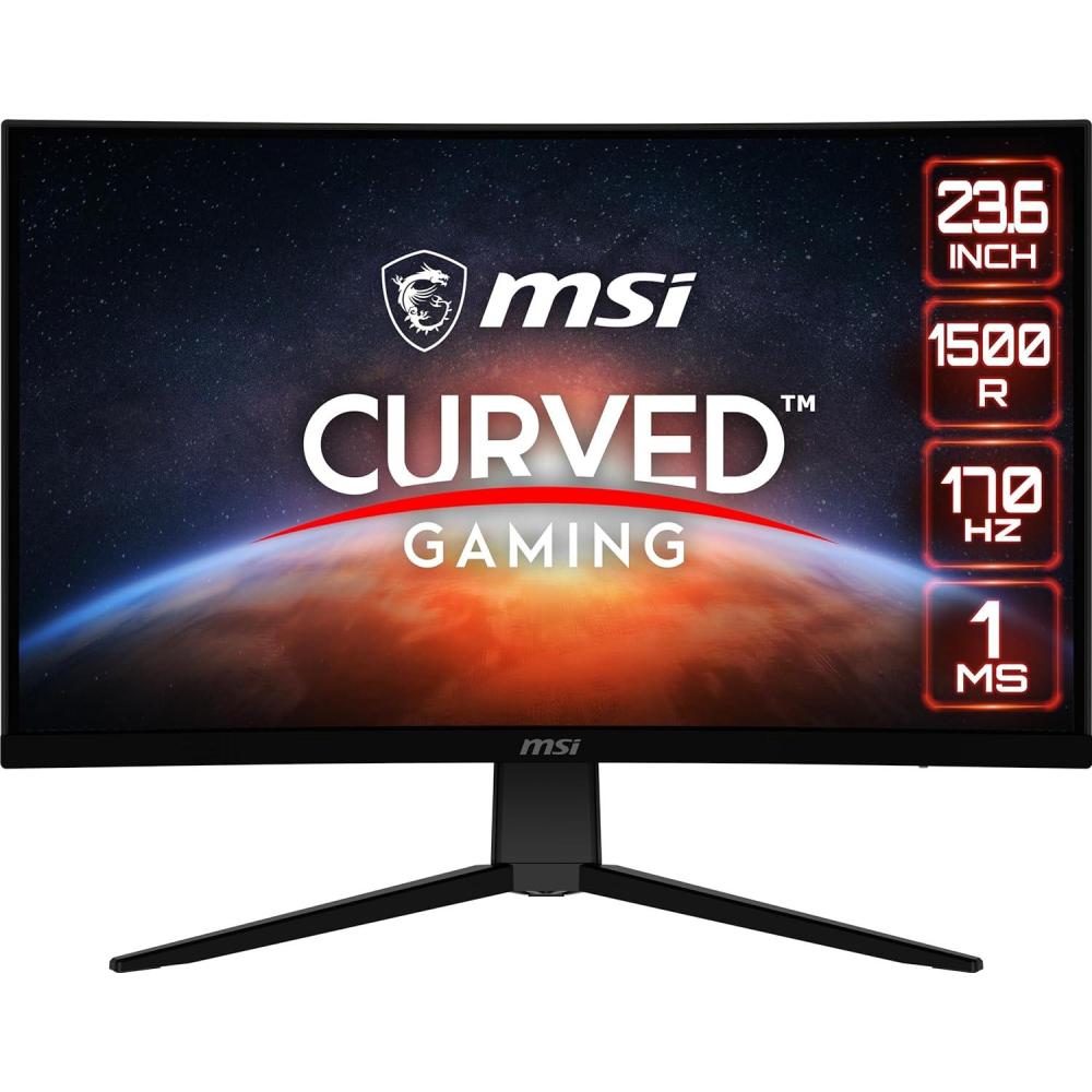 imagemsi G2422C 24quot Curved Gaming Monitor 1920 x 1080 FHD VA 1 ms 170 Hz FreeSync Premium HDMI DP Port TiltG2422C New Model