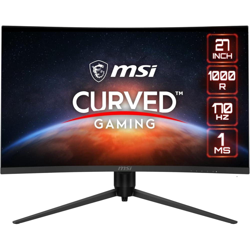 imagemsi G271CQP E2 27quot Gaming Monitor 2560 x 1440 QHD VA 170Hz FreeSync Premium HDMI Displayport Tilt Swivel Height AdjustablePivotBlackG271CQP E2