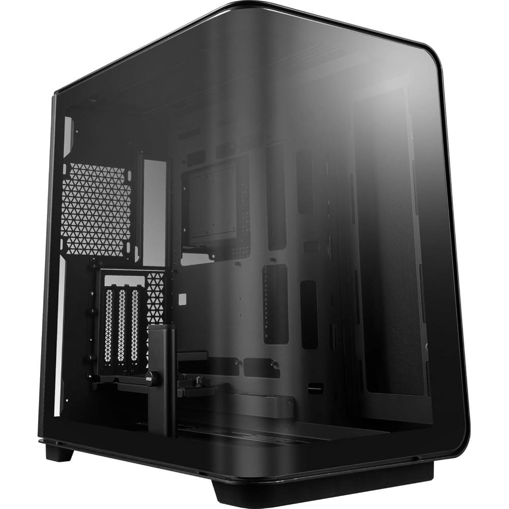 imagemsi MEG Maestro 700L PZ  Premium MidTower Gaming PC Case  Tempered Glass Side Panel  Liquid Cooling Support up to 360mm Radiator  Vented Front PanelMEG MAESTRO 700L PZ