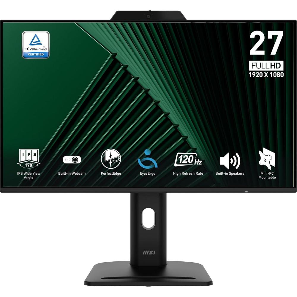 imagemsi PRO MP225V 22inch 1920 x 1080 FHD Computer Monitor 100Hz AdaptiveSynch HDMI Video Port Low Blue Light EyeQ Check VESA Mountable Tilt 1ms BlackPRO MP272PMG