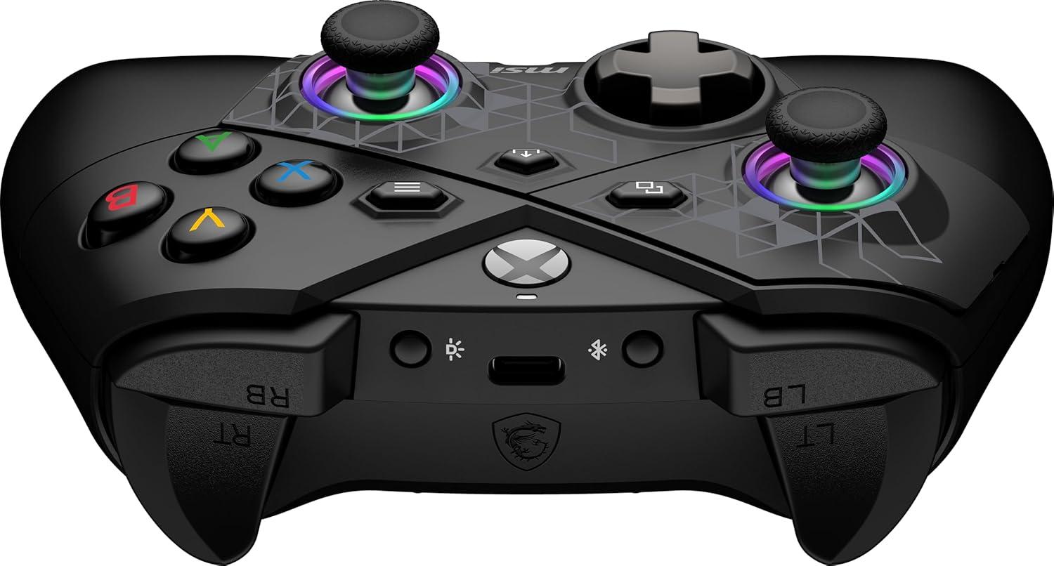 imagemsi Force PRO W Wireless Gaming Controller Rechargeable Gamepad with Dual Vibration Hall Effect Triggers Certified for Xbox Consoles PC ampamp Android Compatibility