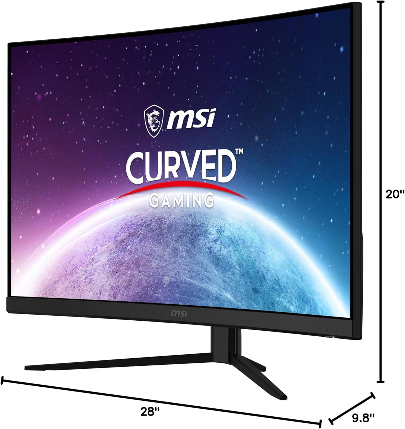 imagemsi G32C4X 32quot Gaming Monitor 1920 x 1080 FHD Curved Gaming Monitor 1 ms 250Hz FreeSync 1500R HDMI DisplayPort Tilt Adjustable