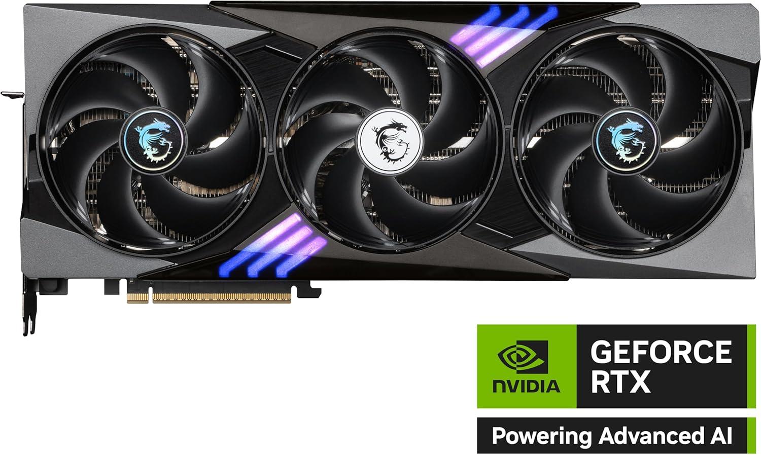 imagemsi Gaming RTX 5090 32G Gaming Trio OC Graphics Card 32GB GDDR7 512bit Extreme Performance 2497 MHz DisplayPort x3 21a HDMI 21b NVIDIA Blackwell Architecture
