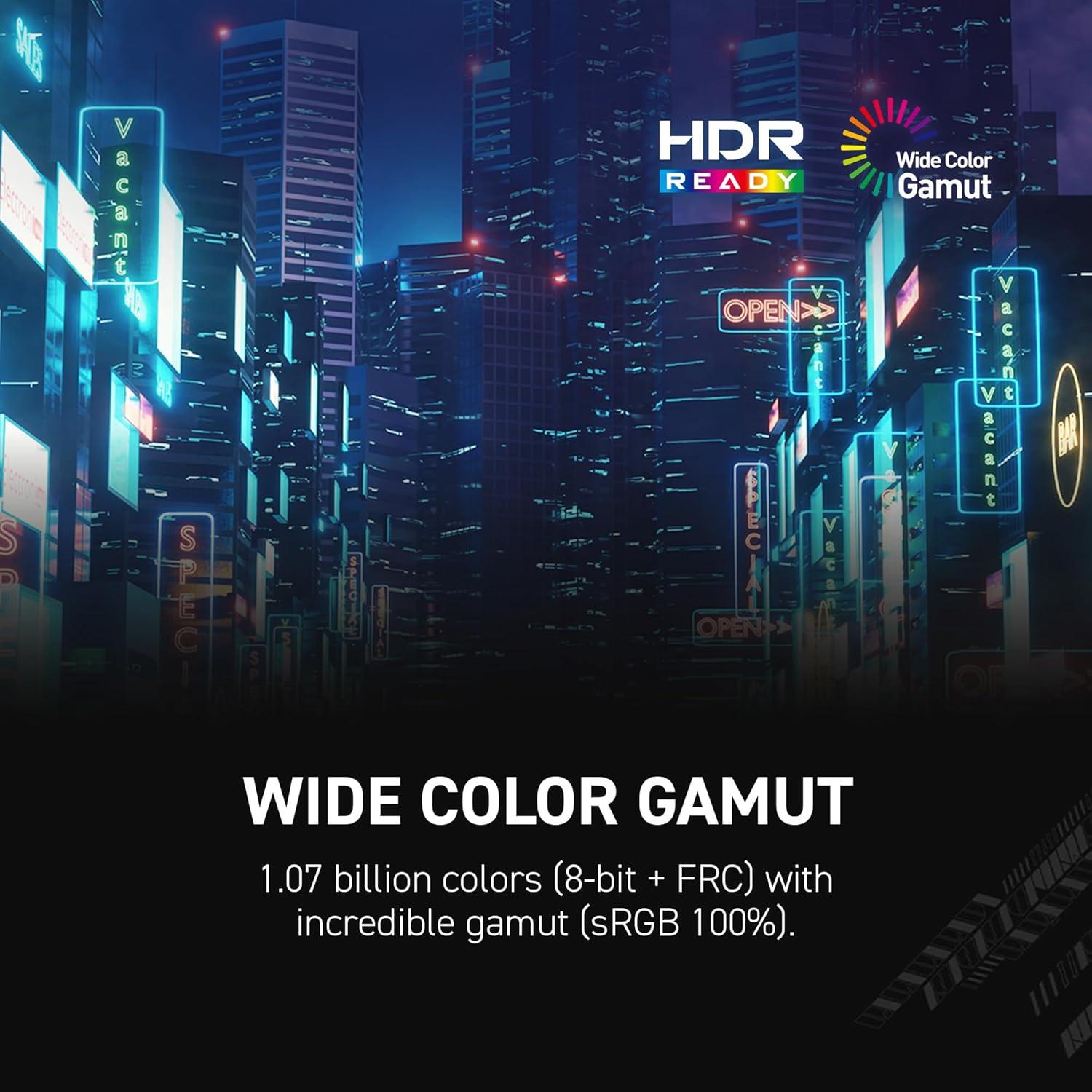 imagemsi MAG 255F E20 25inch 1920 x 1080 FHD Gaming Monitor 200Hz Adaptive Sync HDMI DisplayPort VESA Mountable Tilt Height Adjustable Speaker 05ms Black