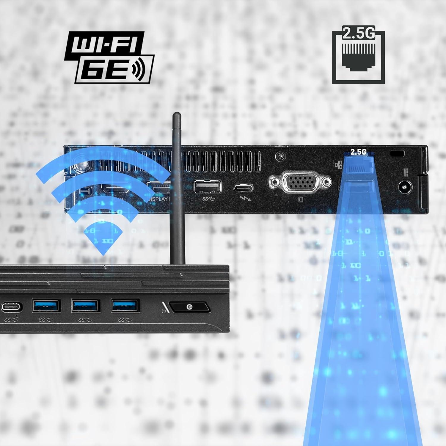 imagemsi PRO DP10 Desktop Intel Core i51340P Iris Xe Graphics 8GB Memory 1TB SSD WiFi 6 Windows 11 PRO 13M059US