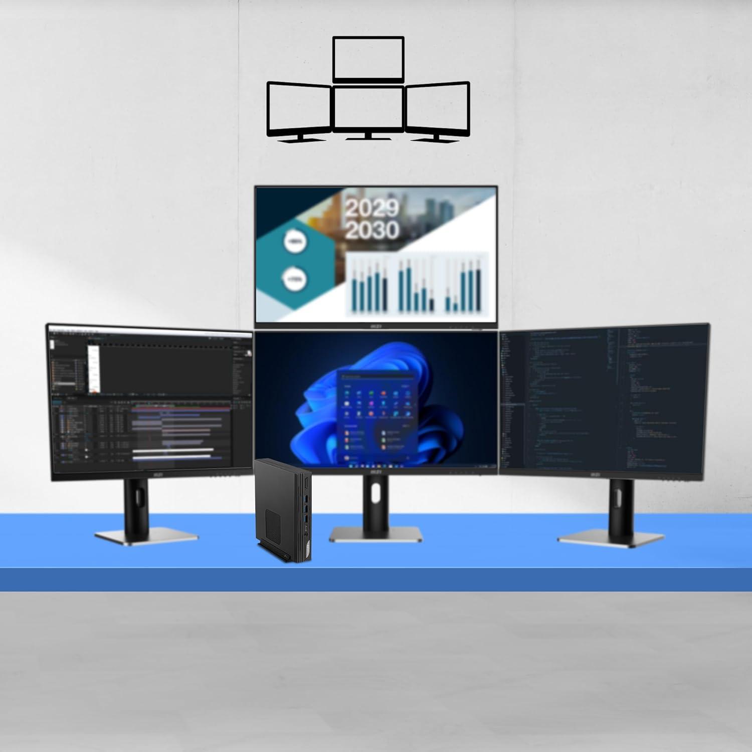 imagemsi PRO DP10 Desktop Intel Core i51340P Iris Xe Graphics 8GB Memory 1TB SSD WiFi 6 Windows 11 PRO 13M059US