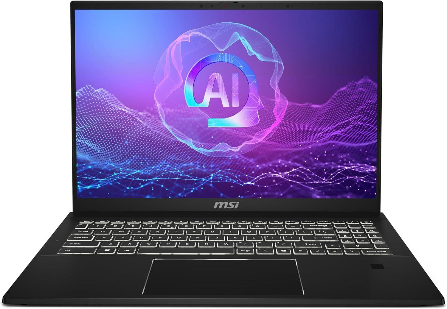 imagemsi Summit A16 AI 2025 16 QHD 165Hz 2in1 Touchscreen Laptop AMD Ryzen AI 9365 Radeon Graphics 32GB LPDDR5x 1TB NVMe SSD 360 Flip Pen Win 11 Home Ink Black A3HMTG205US