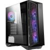 imageMSI MPG GUNGNIR 111R Mid Tower Gaming PC Case  Black 4 x 120mm ARGB Fans USB 32 Gen2x2 TypeC Tempered Glass Panel Magnetic Dust Filter Mystic Light RGB ATX mATX MiniITX