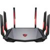 imageMSI Radix AXE6600 WiFi 6E TriBand Gaming Router AI QoS RGB 18GHz QuadCore Processor MUMIMO Tri Band Gigabit Wireless 8Stream High Speed Long Range Gaming Router