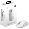imageMSI Versa 300 Elite Wireless White Gaming Mouse  26000 DPI Optical Sensor 1000 Hz Polling Rate Symmetrical 60M Click OMRON Switches 6 Buttons 200Hour Battery 1ms Latency RGB 65gWhite