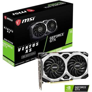 MSI Gaming GeForce GTX 1660 Super 192-bit HDMI/DP 6GB GDRR6 HDCP Support DirectX 12 Dual Fan VR Ready OC Graphics Card (GTX 1660 Super Ventus XS OC)(Graphics Card)