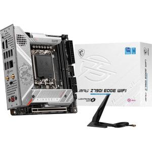 MSI MPG Z790I Edge WiFi Gaming Motherboard (Supports 12th/13th/14th Gen Intel Processors, LGA 1700, DDR5, PCIe 5.0, M.2, 2.5Gbps LAN, USB 3.2 Gen2, Wi-Fi 6E, Bluetooth 5.3, Mini-ITX)