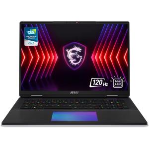 MSI Titan 18 HX AI 18″ 120Hz MiniLED UHD+ Gaming Laptop: Intel Ultra 9-285HX, NVIDIA Geforce RTX 5090, 64GB DDR5, 6TB NVMe SSD, Thunderbolt 5, Wi-Fi 7, Win 11 Pro: Black A2XWJG-614US(i9-14900HX)