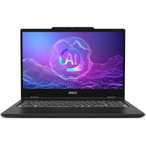 MSI Venture A15 AI Laptop: Ryzen 7-260, UMA AMD Radeon Graphics, 15.6″ FHD, 16GB DDR5, 1TB NVMe SSD, Touch Screen, WiFi-6E, Type C, Win 11 Home: Solid Gray A2HMTG-009US