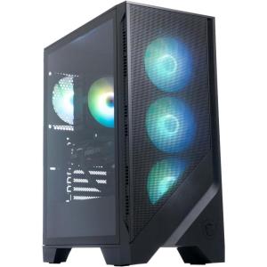 msi Codex R Gaming Desktop: Intel Core i5-13400F, RTX 4060, 32GB DDR5, 2TB M.2 NVMe Gen3, RGB Fan Cooling, 650W 80+ Gold, Keyboard & Mouse, DIY Friendly, Windows 11 Pro: 13NUC5-068US,Black(14th Gen i5)