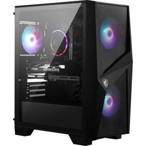 msi Codex R Gaming Desktop: Intel Core i5-13400F, RTX 4060, 32GB DDR5, 2TB M.2 NVMe Gen3, RGB Fan Cooling, 650W 80+ Gold, Keyboard & Mouse, DIY Friendly, Windows 11 Pro: 13NUC5-068US,Black(13th Gen i5)