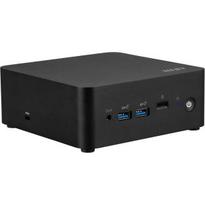 msi Cubi 5 12M, 0.7L Mini PC, Intel Core i5-1235U, WiFi 6, BT 5.2, Duel LAN, Thunderbolt Type C, Black, Non-OS (12M-015BUS): Cubi 5 (BLK)(Cubi NUC)