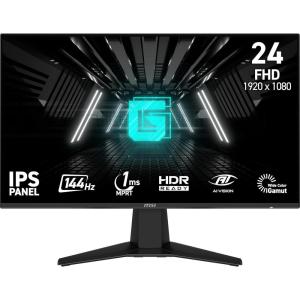 msi G242L E14 24-inch 1920 x 1080 (FHD) Gaming Monitor, 144Hz, Adaptive Sync, HDMI, DisplayPort, VESA Mountable, Tilt, Height Adjustable, Speaker, 1ms, Black