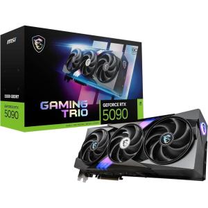 msi Gaming RTX 5090 32G Gaming Trio OC Graphics Card (32GB GDDR7, 512-bit, Extreme Performance: 2497 MHz, DisplayPort x3 2.1a, HDMI 2.1b, NVIDIA Blackwell Architecture)
