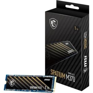 msi Gaming SPATIUM M480 PRO PCIe 4.0 NVMe M.2 1TB Internal SSD (PCIe Gen4, NVMe 1.4, M.2 2280, Read 7400 MB/S, Write 6000 MB/S, 1TB)(1 TB)