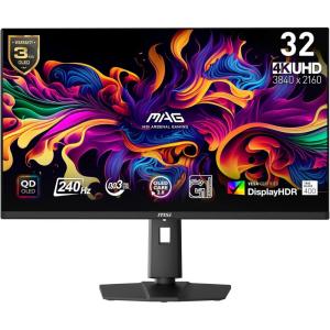 msi MAG 321UPX QD-OLED, 32″ 4K UHD Quantum Dot OLED Gaming Monitor, 3840 x 2160, 0.03ms, 240Hz, True Black HDR 400, 15W USB Type C, HDMI, DP Port
