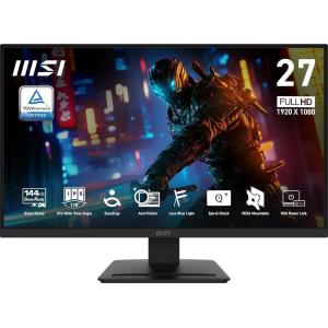 msi PRO MP225V, 22-inch, 1920 x 1080 (FHD) Computer Monitor, 100Hz, Adaptive-Synch, HDMI, Video Port, Low Blue Light, Eye-Q Check, VESA Mountable, Tilt, 1ms, Black(PRO MP273L E14)