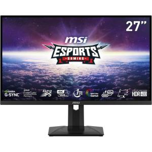 msi MAG274UPF, 27″ 3840 x 2160 (UHD), 4K Rapid IPSGaming Monitor, 1 ms, 144Hz, FreeSync Premium, HDR400, G-Sync Compatible, HDMI, DisplayPort, Tilt, Swivel, Pivot and Height Adjustable.,Black(MAG 274UPF (New Model))