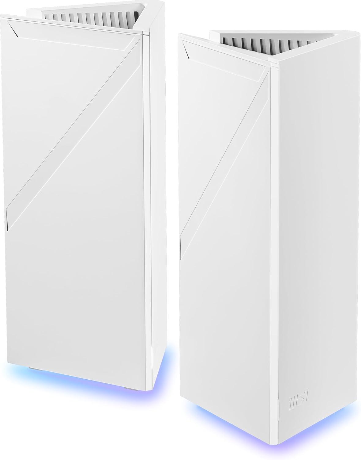 imageMSI Roamii BE Pro Mesh System 2 Pack WiFi 7 BE11000Mbps Whole Home WiFi System 25G Ports Security and Parental Controls VPN Supported