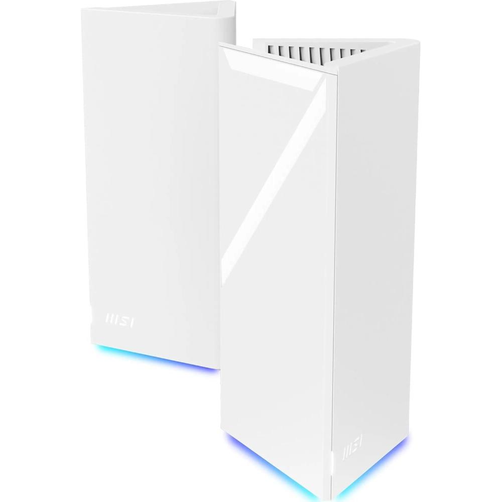 imageMSI Roamii BE Pro Mesh System 2 Pack WiFi 7 BE11000Mbps Whole Home WiFi System 25G Ports Security and Parental Controls VPN Supported