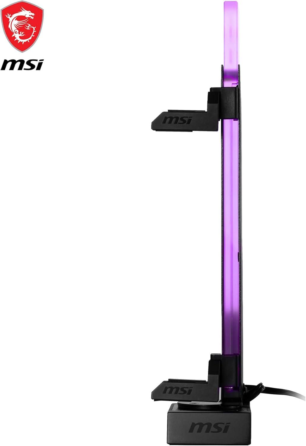 imagemsi MPG ARGB Graphics Card Stand Prevents Graphics Card Bending 8mm Tempered Glass Magnetic Base ToolFree Installation