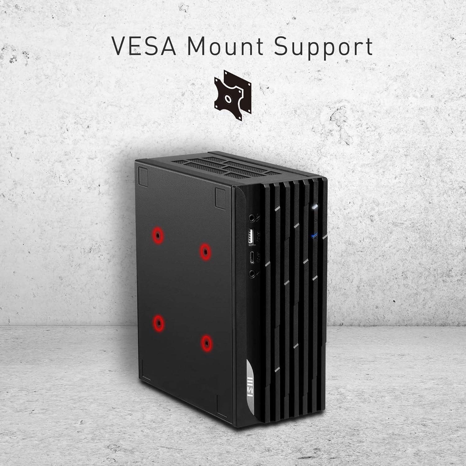 imagemsi PRO DP20ZA MFF Desktop AMD Ryzen R55600G Radeon Vega 7 8GB Memory 1TB SSD WiFi 5 USB TypeC Black Windows 11 Pro 5M234US
