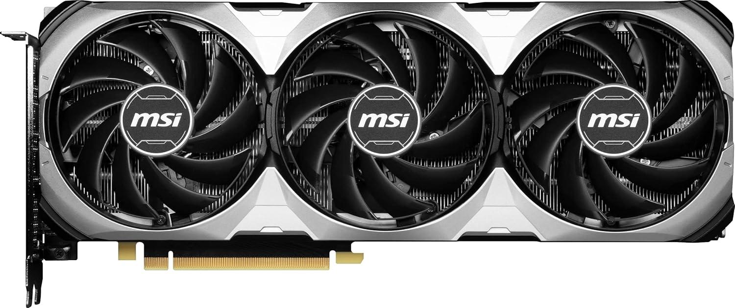 imageMSI Gaming GeForce RTX 4070 12GB GDRR6X Extreme Clock 2520 MHz 192Bit HDMIDP Nvlink TORX Fan 40 Ada Lovelace Architecture Graphics Card RTX 4070 Ventus 3X 12G