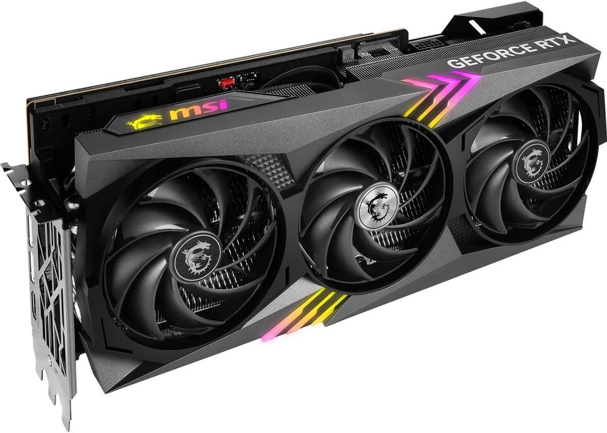 imageMSI Gaming GeForce RTX 4090 24GB GDRR6X 384Bit Boost Clock 2595 MHz HDMIDP Nvlink TriFrozr 3 Ada Lovelace Architecture OC Graphics Card RTX 4090 Gaming X Trio 24G