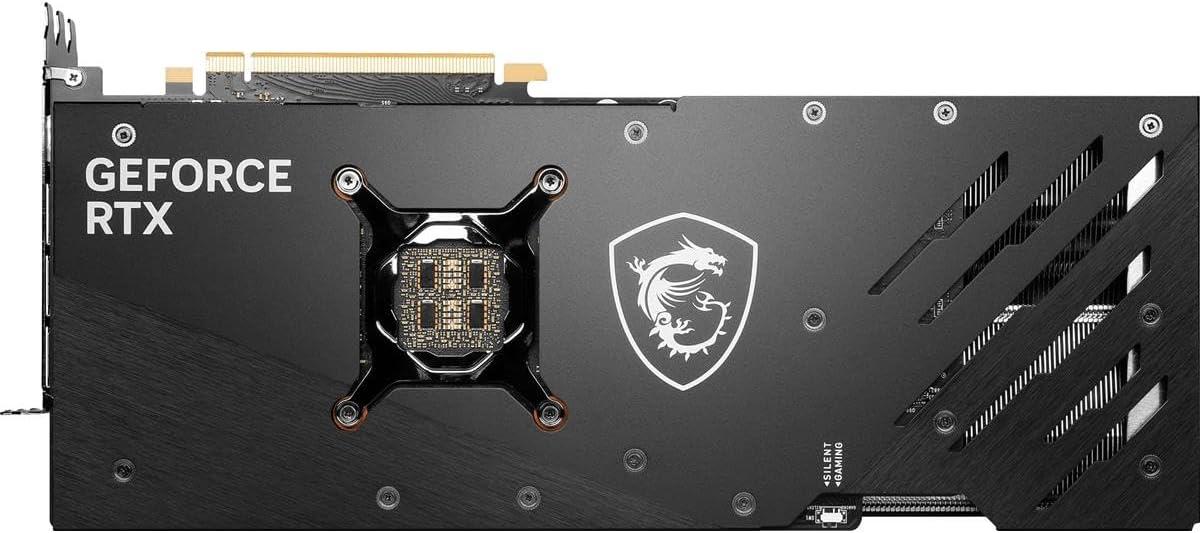 imageMSI Gaming GeForce RTX 4090 24GB GDRR6X 384Bit Boost Clock 2595 MHz HDMIDP Nvlink TriFrozr 3 Ada Lovelace Architecture OC Graphics Card RTX 4090 Gaming X Trio 24G